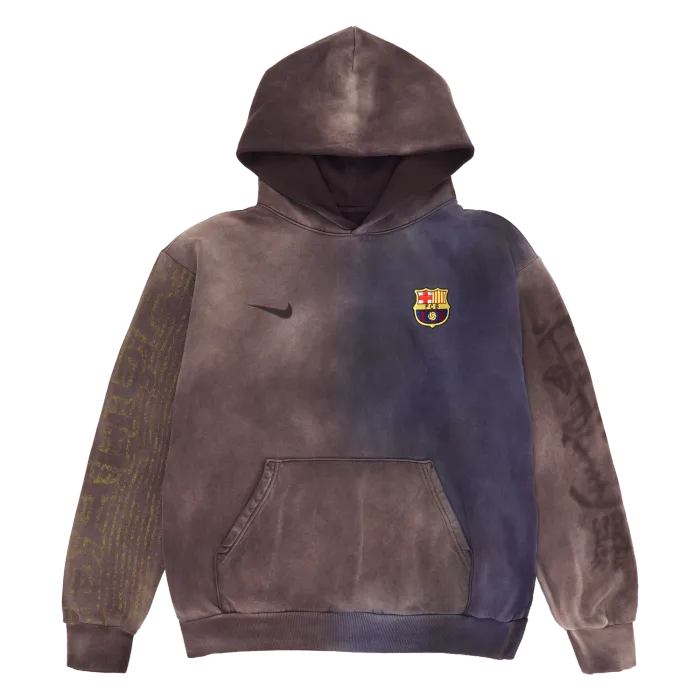 קפוצ'ון ברצלונה X TRAVIS SCOTT במהדורה מוגבלת עם סמל מפוצל