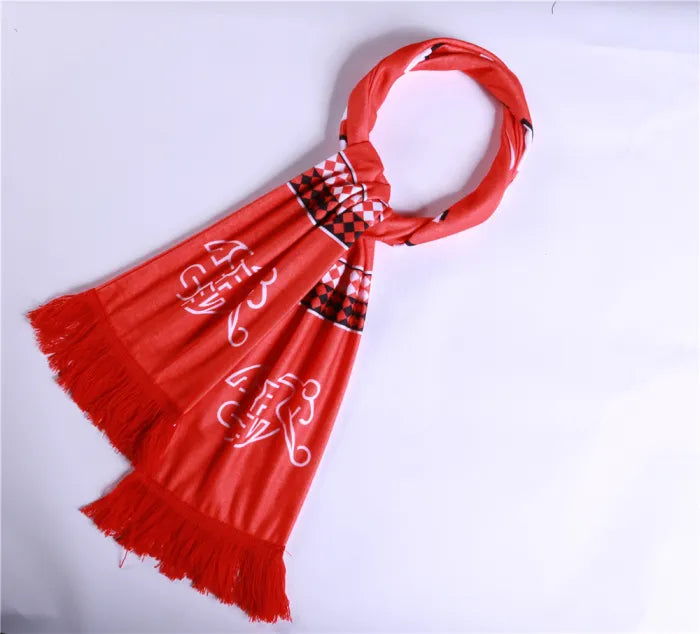 צעיף גדילים בהתאמה אישית בפלאש בגביע אירופה בכדורגל למזכרת